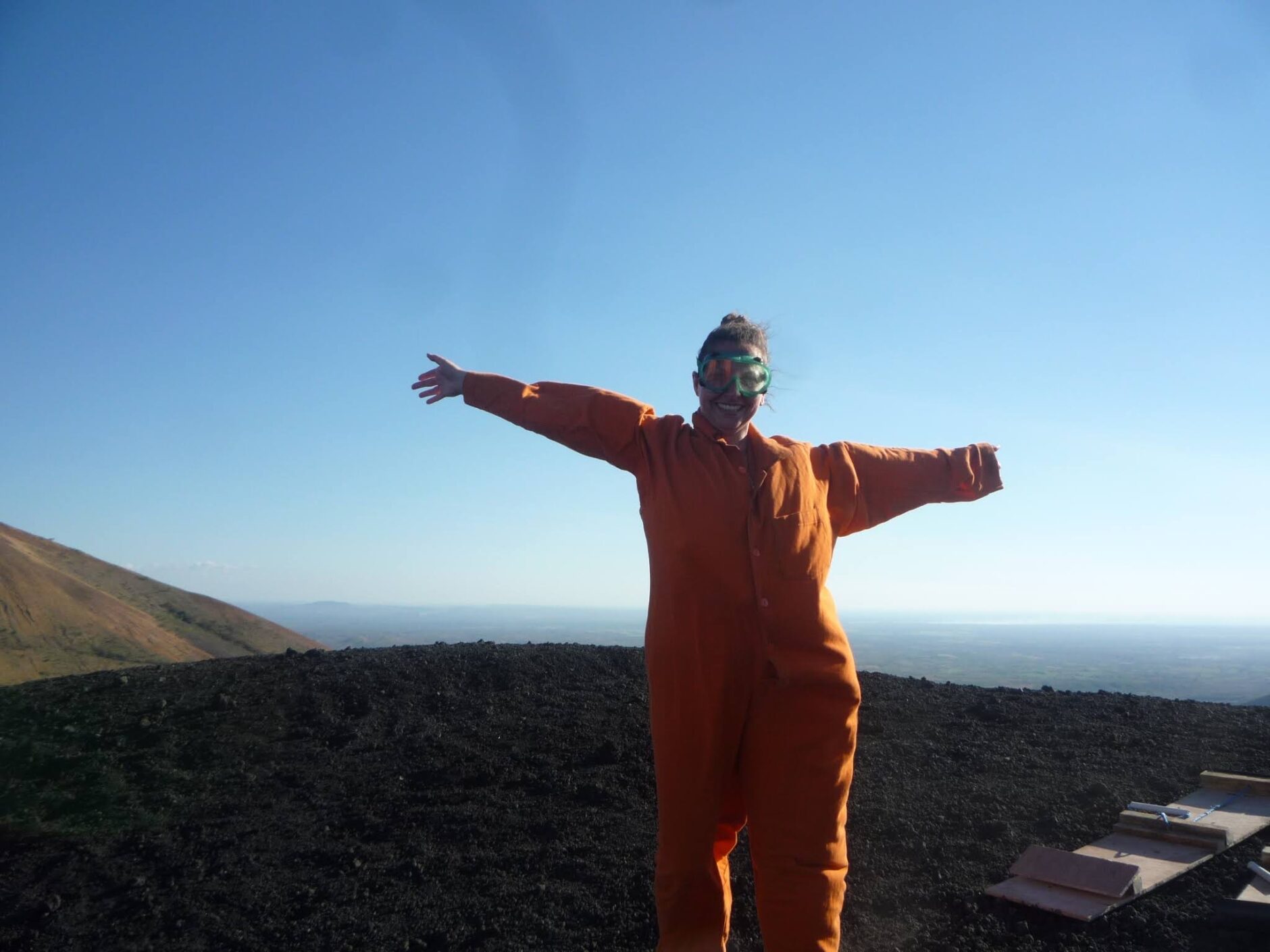 Boarding Down Cerro Negro Active Volcano in Nicaragua - Life Untraveled