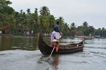 Cruising Along the Backwaters of Alleppey in Kerala