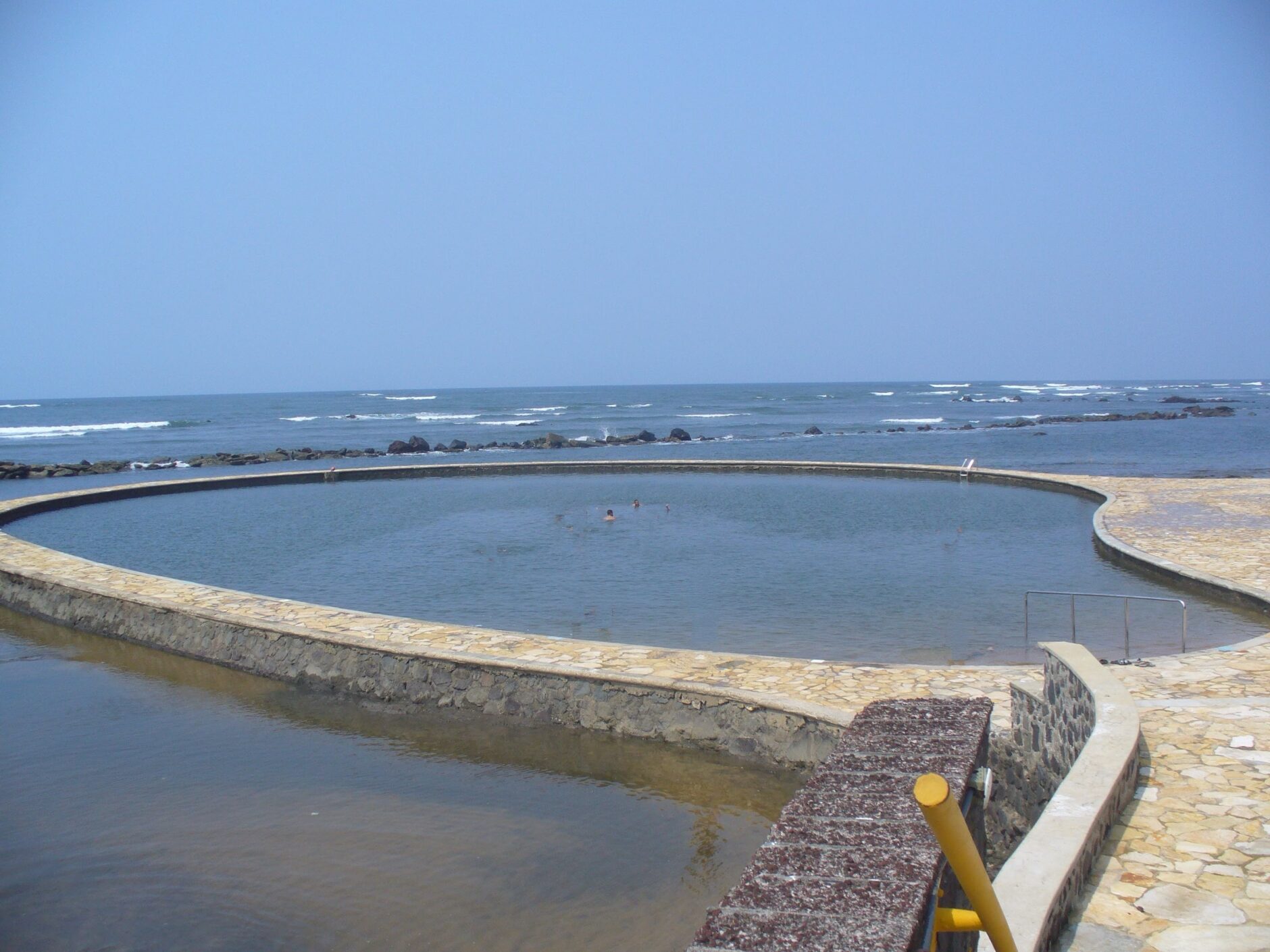 Artificial salt pool at the Royal Decameron Salinitas Resort in El Salvador