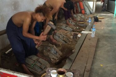 The Gold Pounders of Mandalay in Myanmar