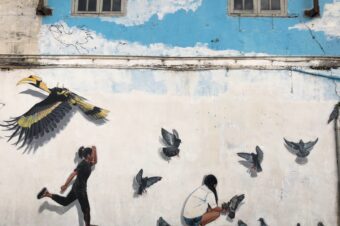 Discovering Amazing Street Art in Kuching (Malaysian Borneo)